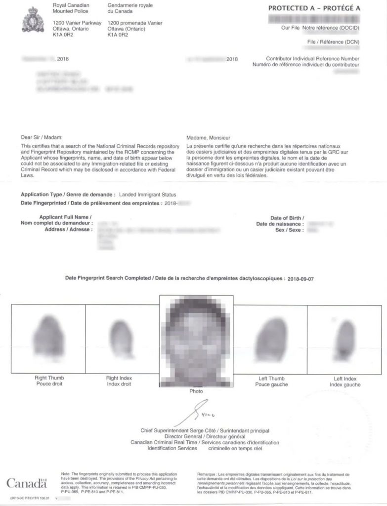 Police Clearance Letter For Immigration Canada Infoupdate